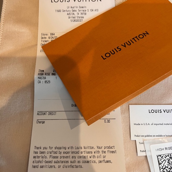 NWT Louis Vuitton High Rise Bumbag Brand New Monogram Crossbody HARD TO FIND - Picture 12 of 16